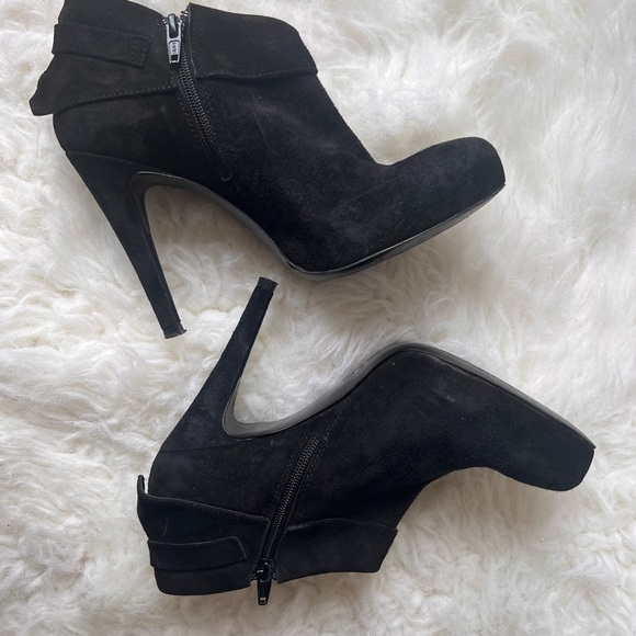 Browns iD Camoscio Nero Sple Black Heel Shoes EU 37 - Picture 6 of 6